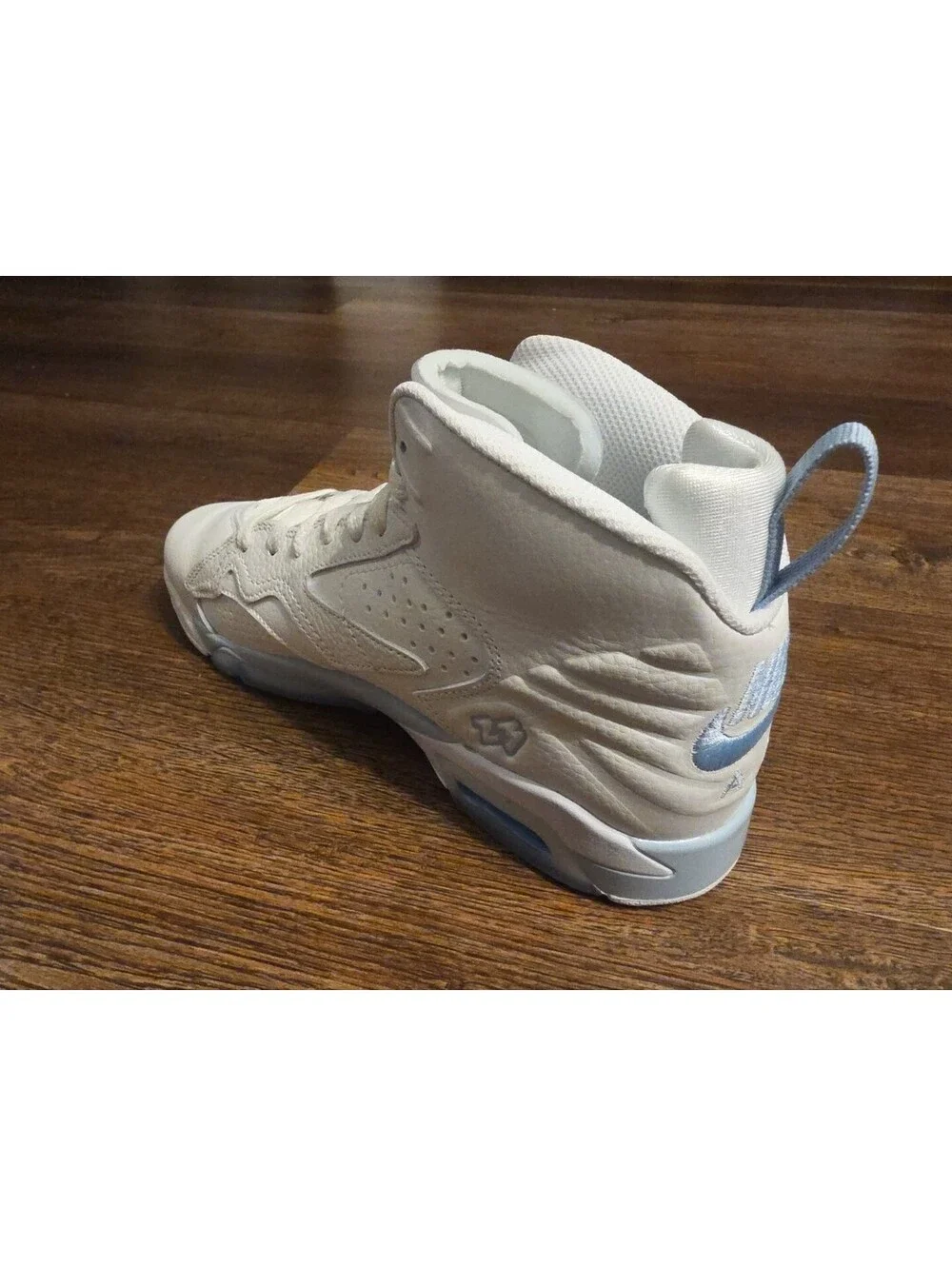 Nike Jordan MVP Sneakers Athletic Kids Shoes US 7Y White & Ice Blue DZ5577-104